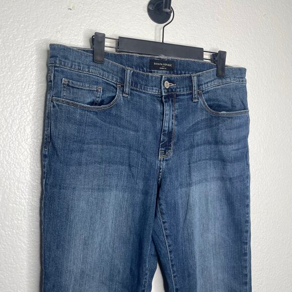 Banana Republic Womens Jeans Size 32 Denim Blue Skinny Fit Mid Rise Medium Wash - Picture 9 of 12